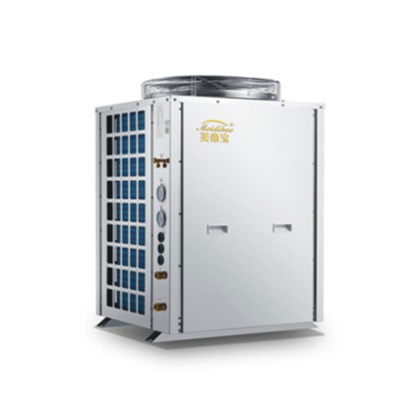3 Phase Industrial Air Source Heat Pump with Solar Panels