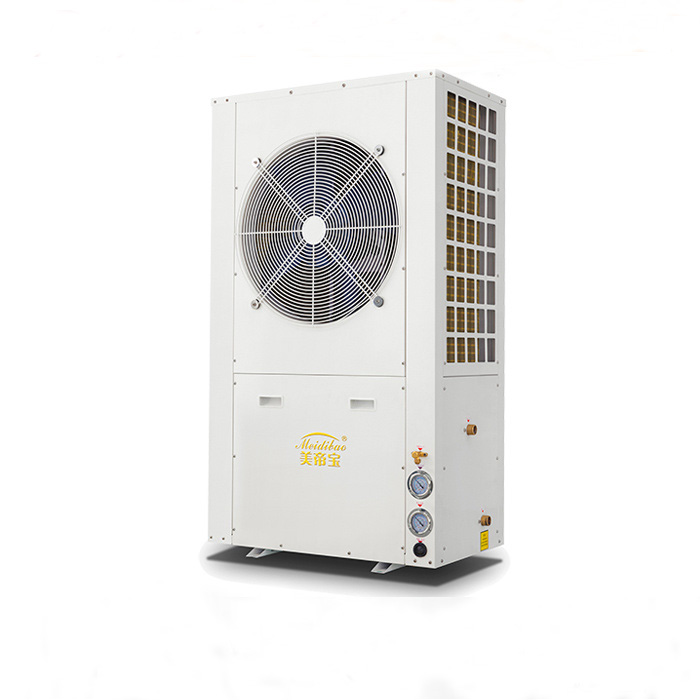 Small Domestic Air Source Heat Pump with Radiators