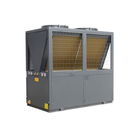 Air Source 49.4kw Office Multi Function Heat Pump