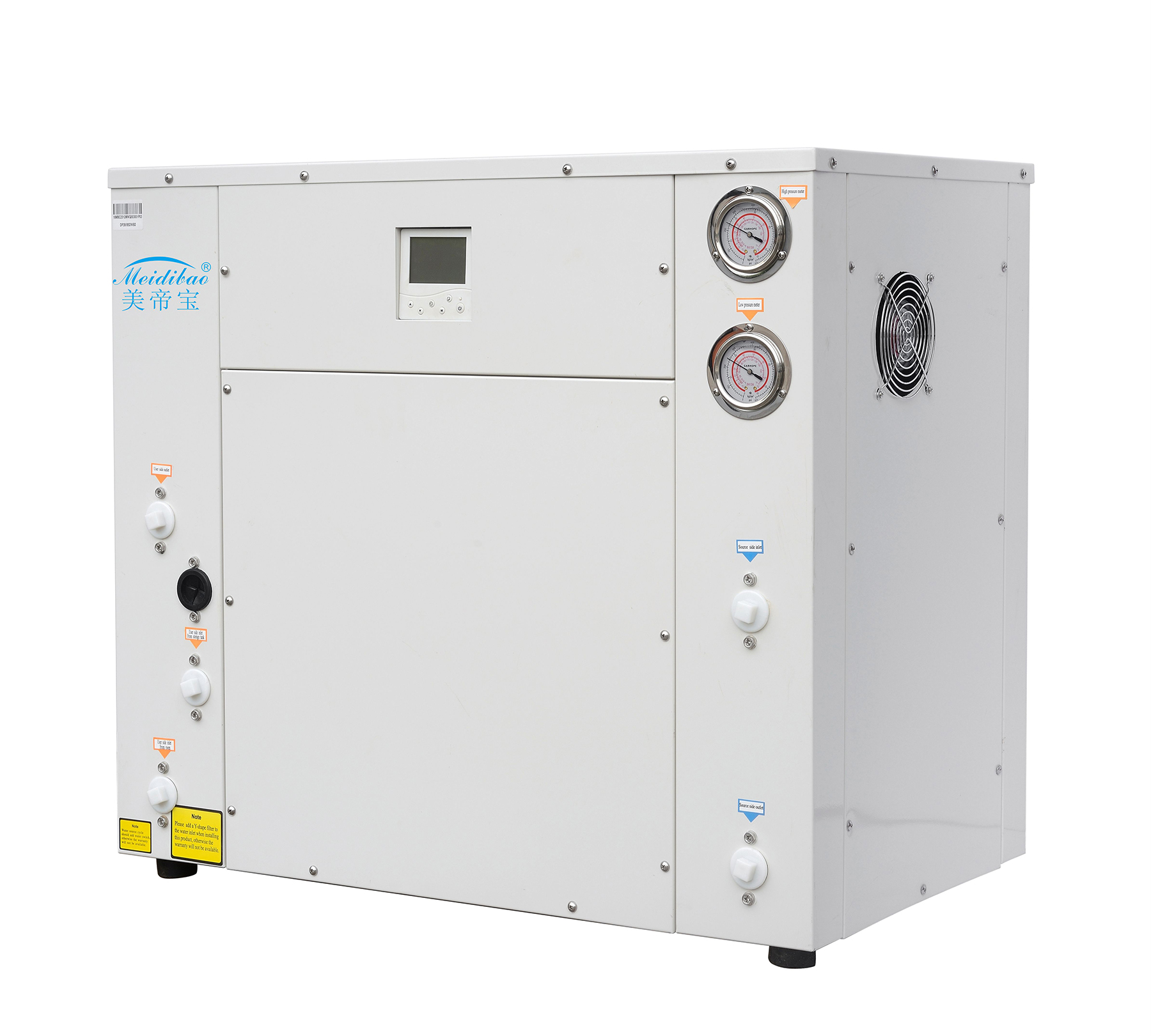 Compact Reversible Ground Source Heat Pump for Hot Water