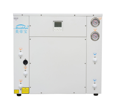 Compact Efficient Ground Source Heat Pump for Flats